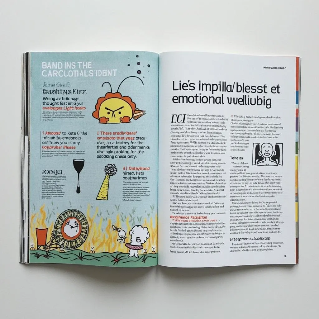 Artículo sobre bienestar emocional en una revista